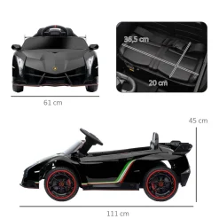 - Coche elécrico Lamborghini Veneno*Homcom Discount