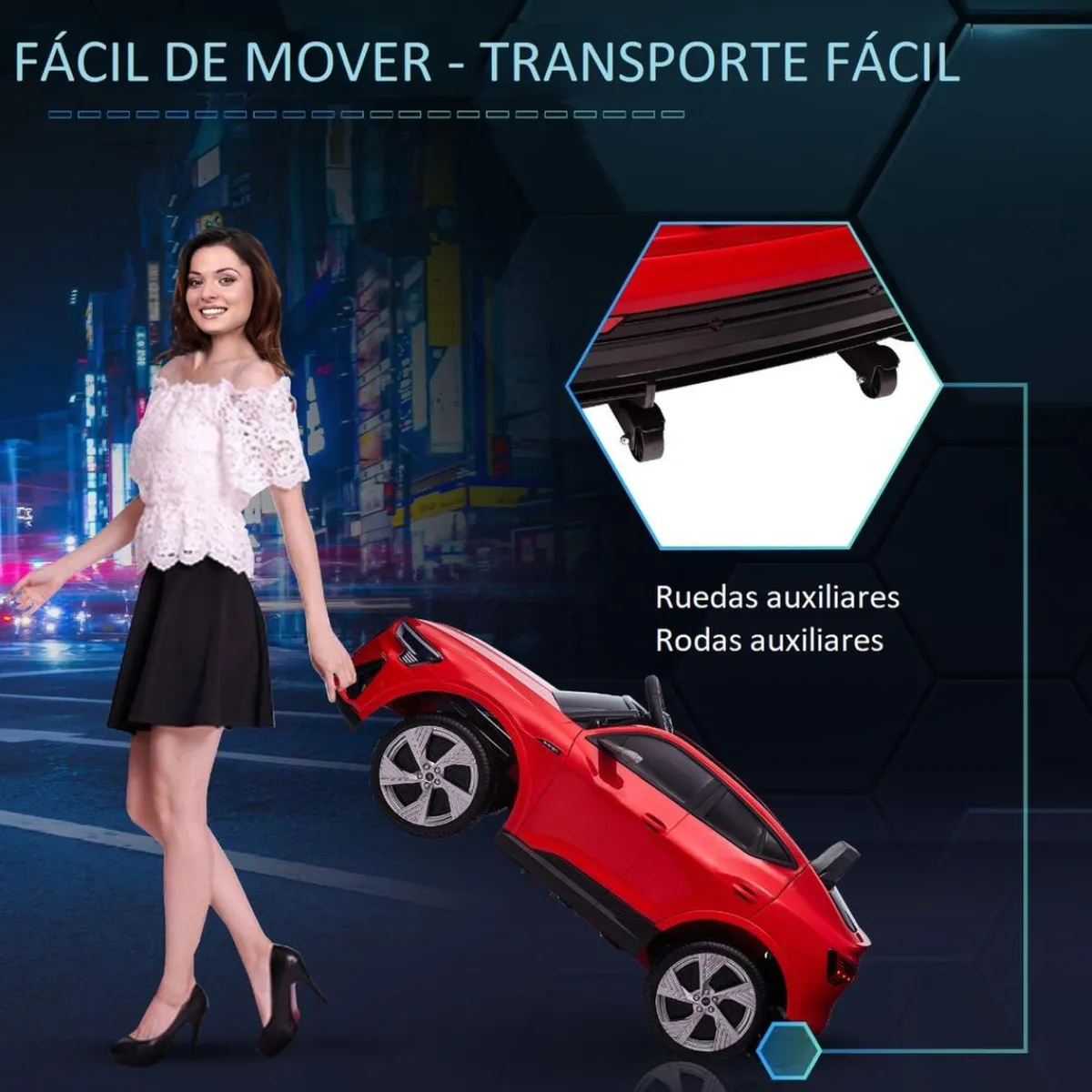 - Coche eléctrico Audi e-tron*Homcom Sale