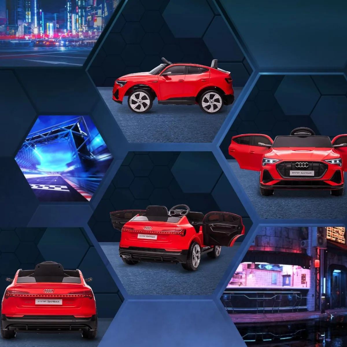 - Coche eléctrico Audi e-tron*Homcom Sale