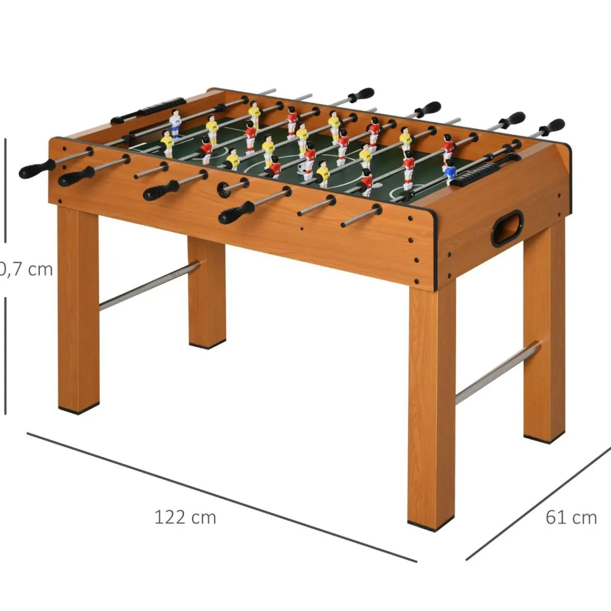 - Futbolín madera 122 x 61 cm*Homcom Hot