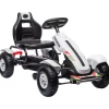 Online - Go Kart con pedales blanco-negro Vehículos De Batería O A Pedales