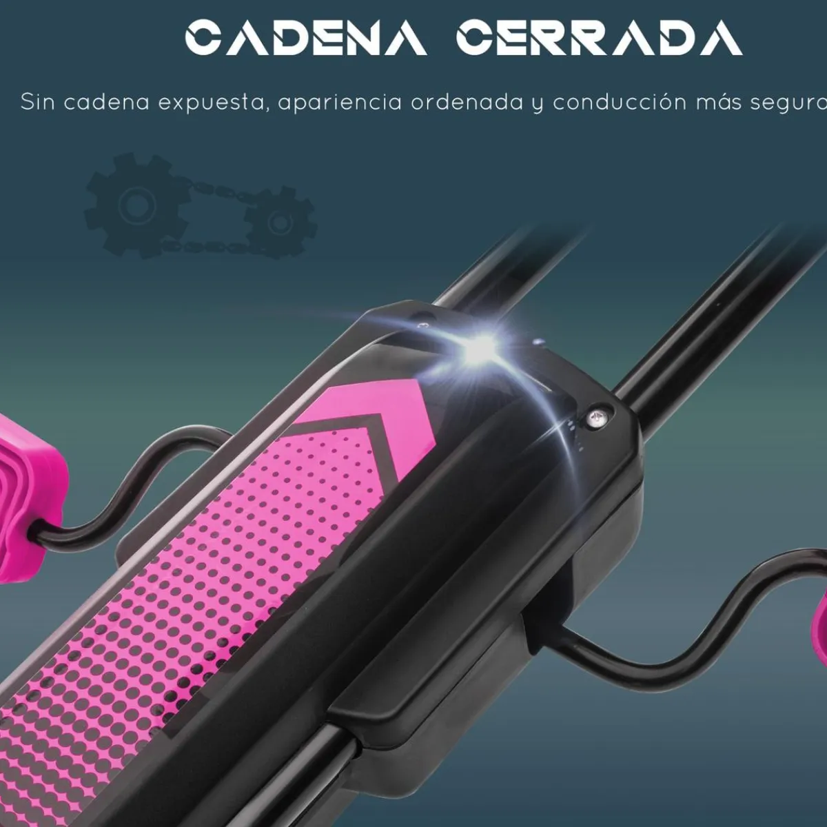 - Kart de pedales Negro/Rosa*Homcom Sale