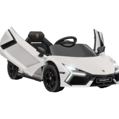 Best Homcom - Lamborghini Revuelto eléctrico Blanco con mando Vehículos De Batería O A Pedales