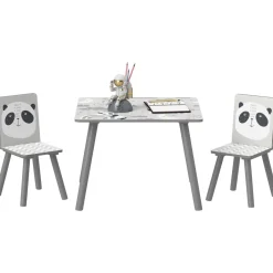 Hot Homcom - Mesa con 2 sillas Panda Estilo De Vida