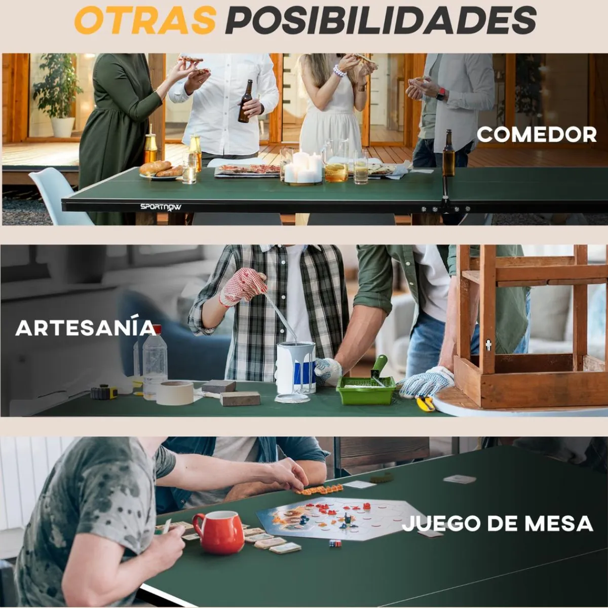 Clearance - Mesa de ping pong plegable Deportes