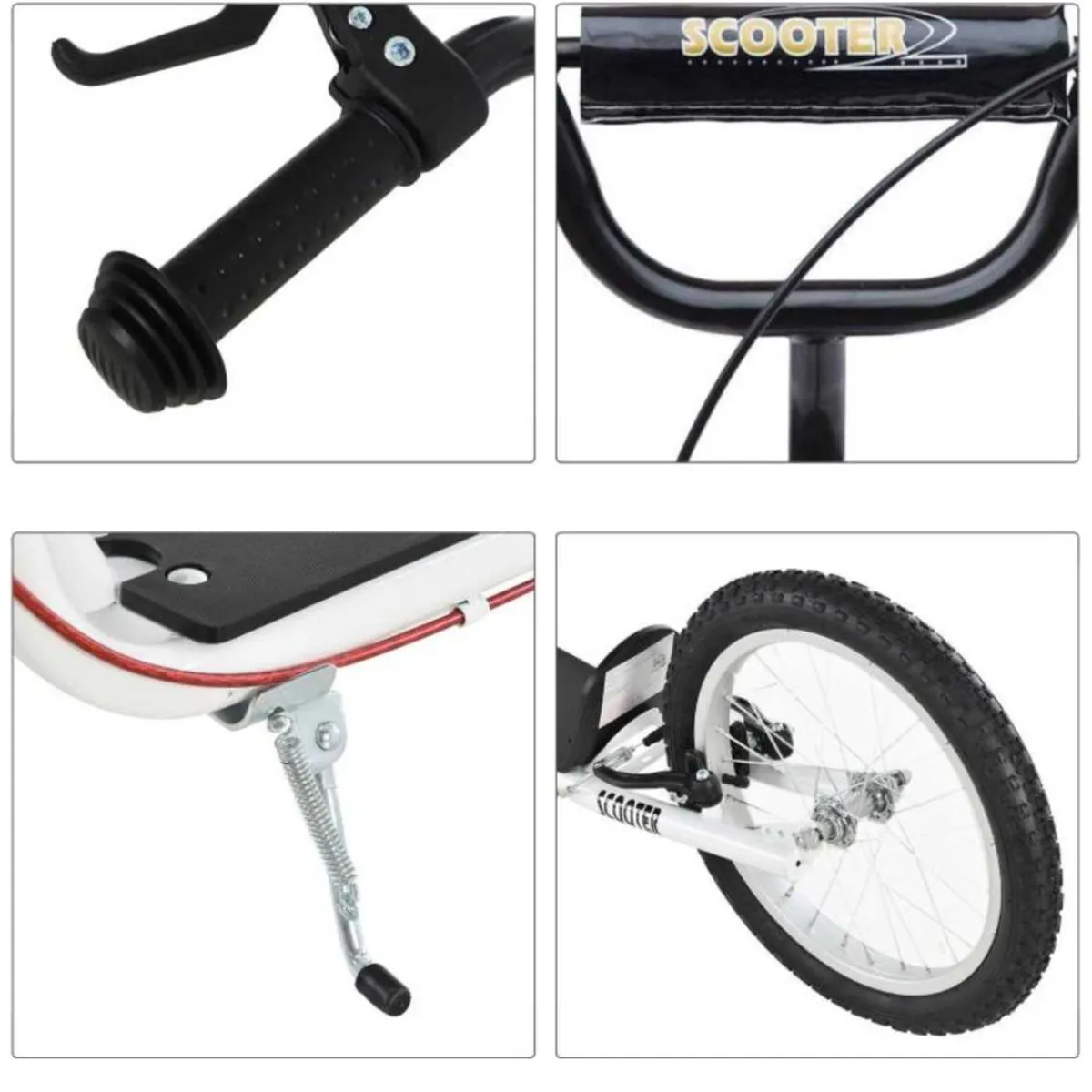 - Patinete Ajustable Para Niños Blanco*Homcom New