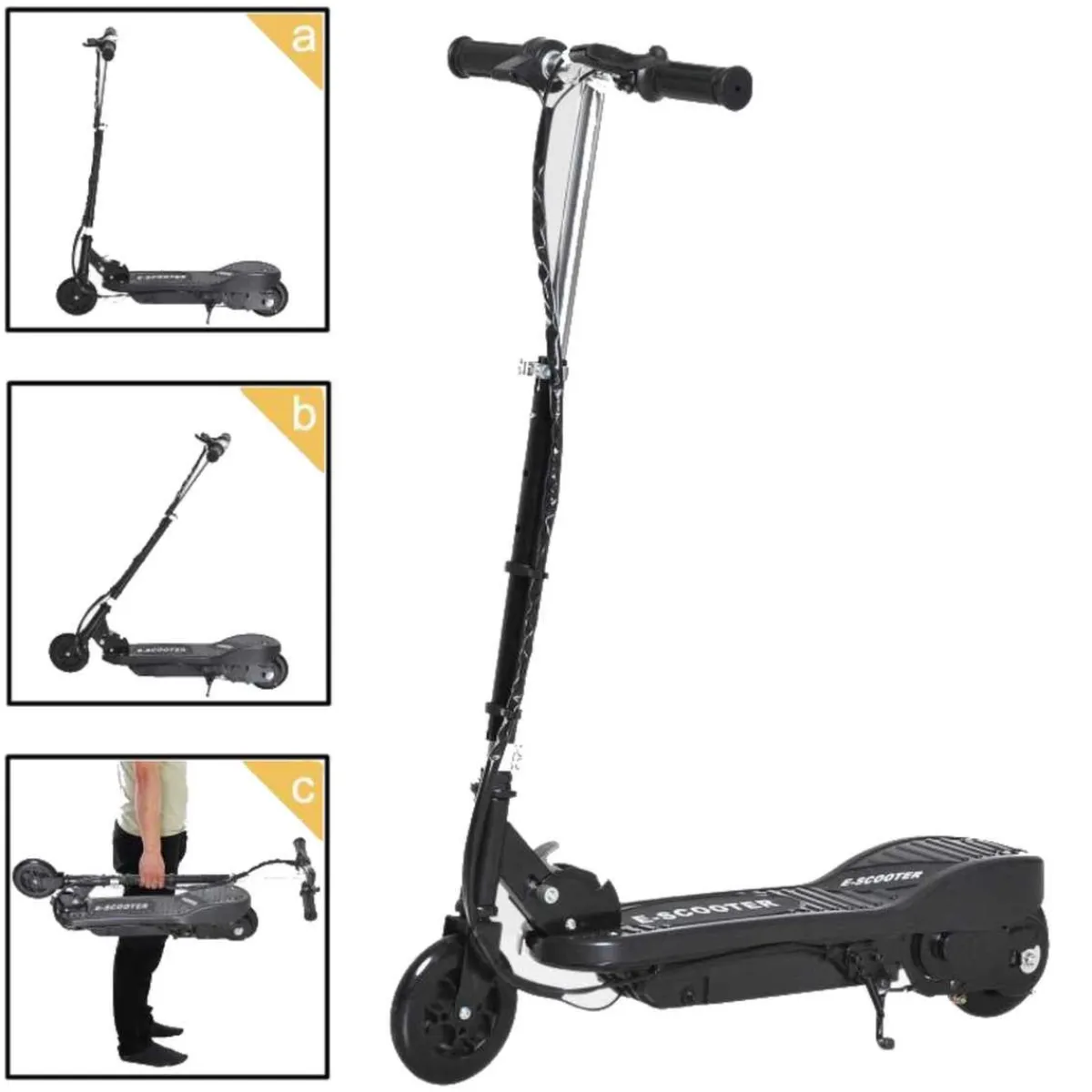 - Patinete Eléctrico Plegable Acero Negro*Homcom Clearance