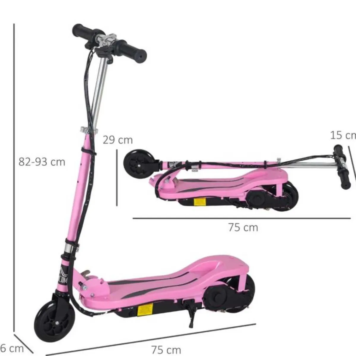 Clearance - Patinete Eléctrico Plegable Metal Patines Y Monopatines
