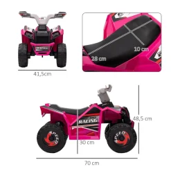 - Quad eléctrico batería 6 V*Homcom Online