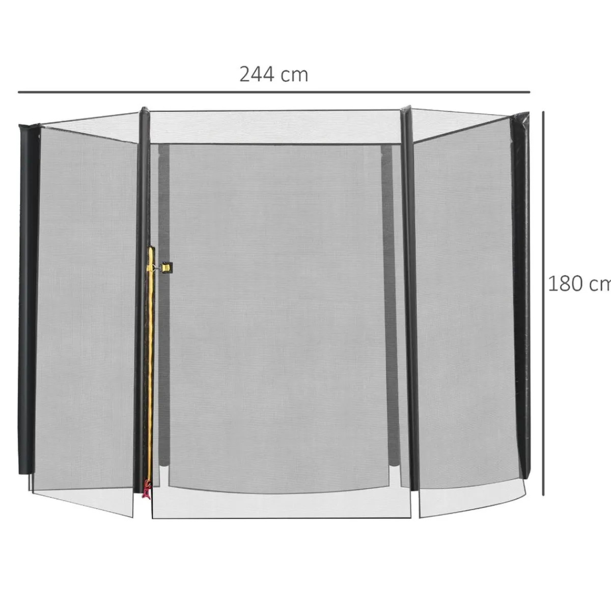 - Red seguridad para cama elástica 244 cm*Homcom Online