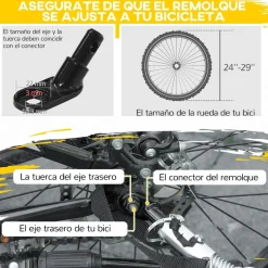 - Remolque para bicicleta Rojo Bicicletas|Portabebés Y Bici·Bicicleta Y Accesorios
