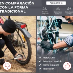 - Soporte para reparación de bicicleta*Homcom Clearance