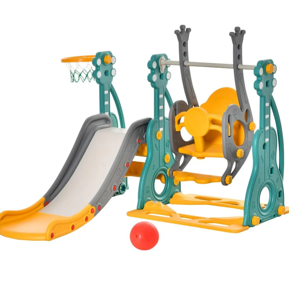 Discount - Tobogán infantil con columpio Toboganes