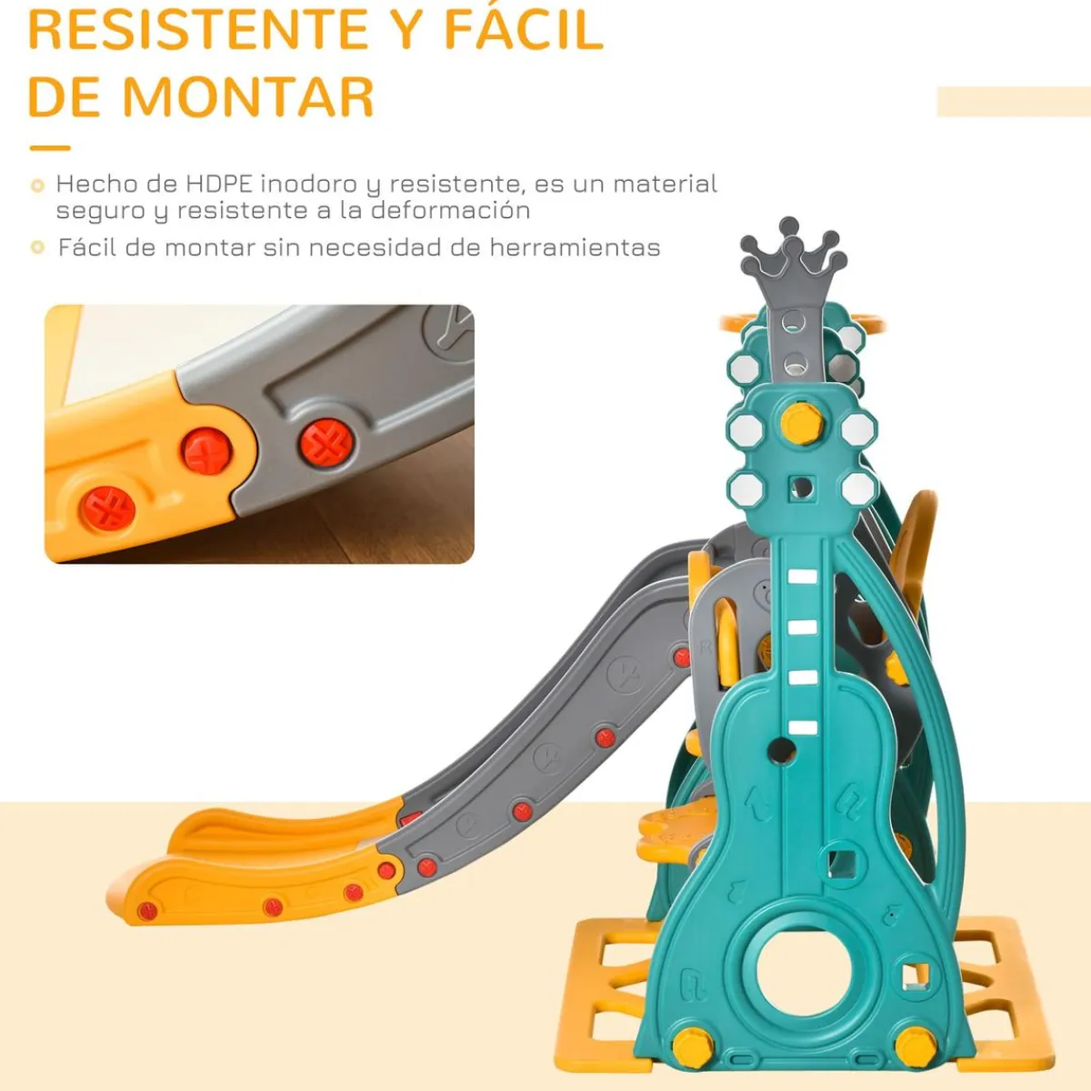 Discount - Tobogán infantil con columpio Toboganes