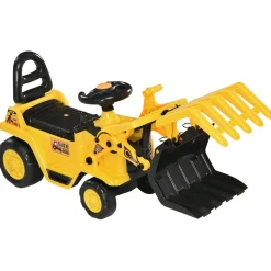 - Tractor correpasillos sin pedales amarillo*Homcom