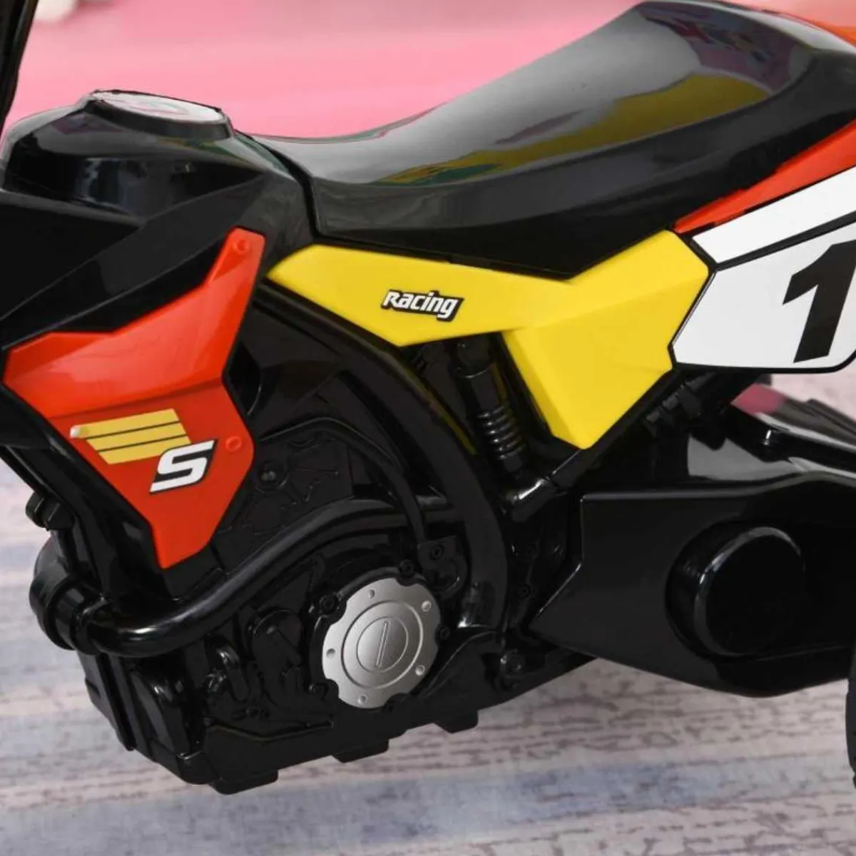 - Triciclo Moto de Montaña Infantil Rojo*Homcom
