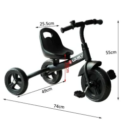 - Triciclo Negro*Homcom Online