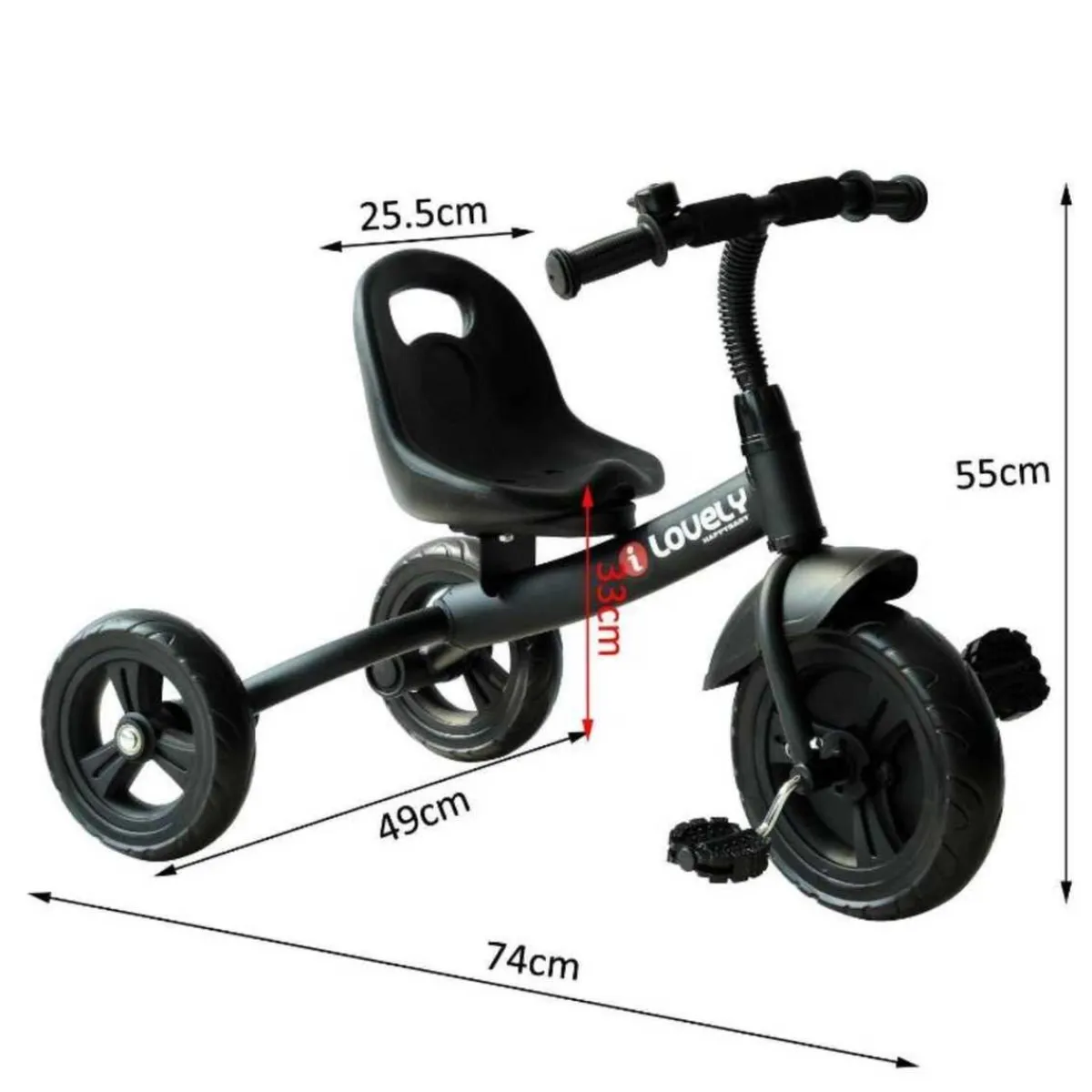 - Triciclo Negro*Homcom Online