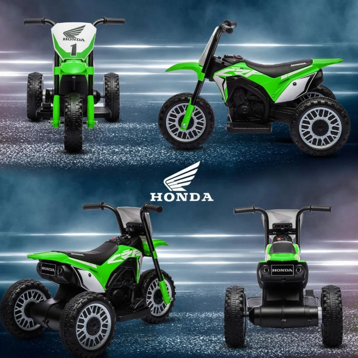 Hot - Trimoto eléctrica Honda CRF450RL Vehículos De Batería O A Pedales