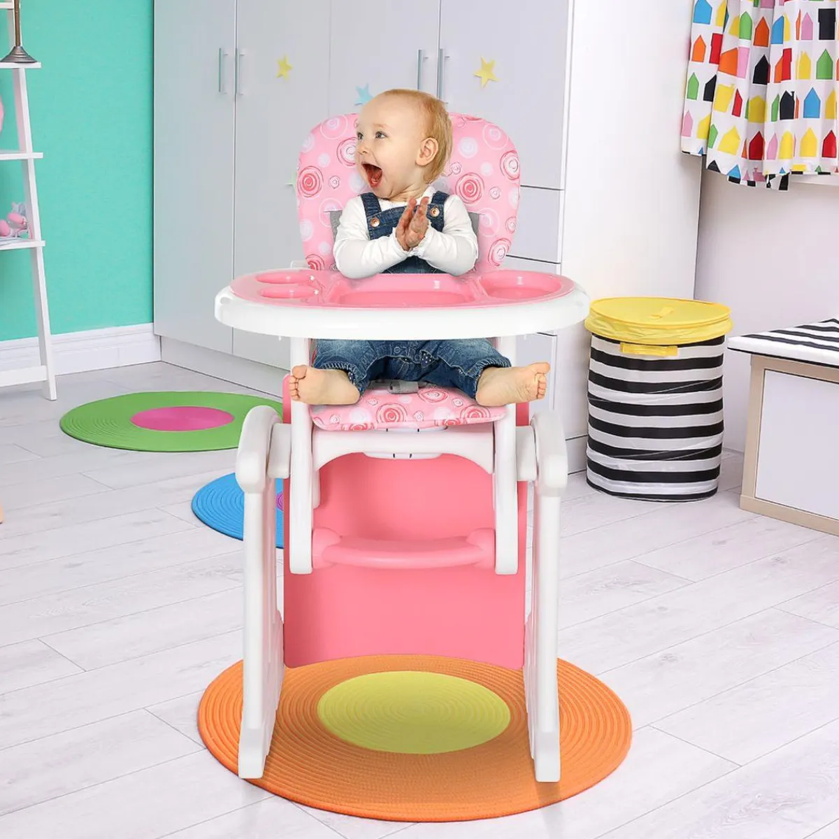 New - Trona 3 en 1 rosa Tronas·Tronas Bebe