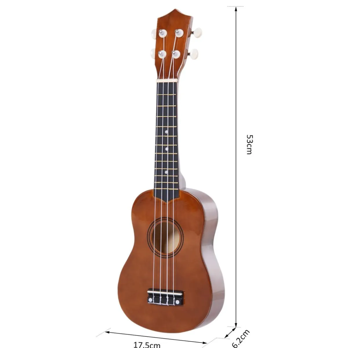 - Ukelele soprano 21" Madera Marrón*Homcom Clearance