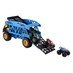 Online Hot Wheels - Camión transportador de Monster Trucks Vehículos Y Circuitos