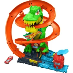 Hot Wheels - Estación de bomberos T-Rex*MATTEL Hot