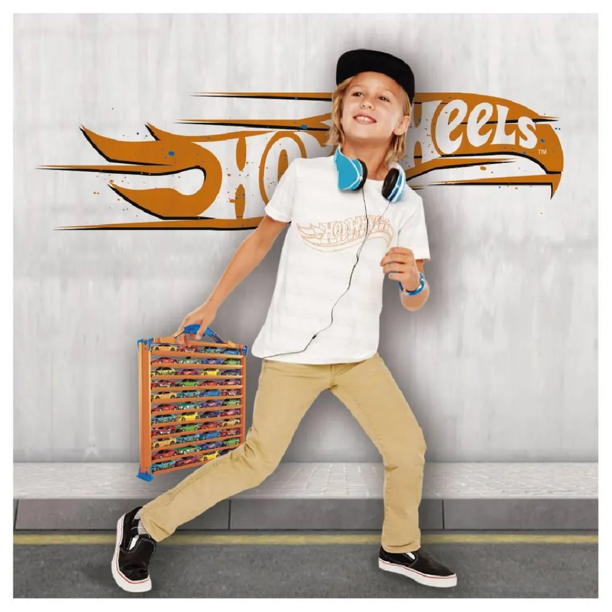 Discount Hot Wheels - Maletín portacoches 3 en 1 Vehículos Y Circuitos