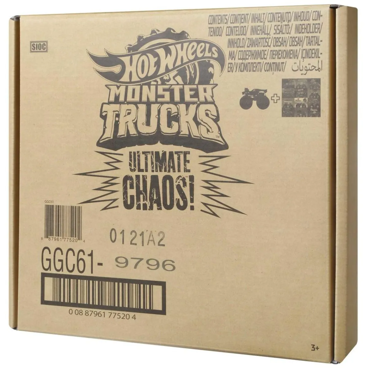Hot Wheels - Pack de 12 coches Monster Trucks de juguete ㅤ*MATTEL Discount