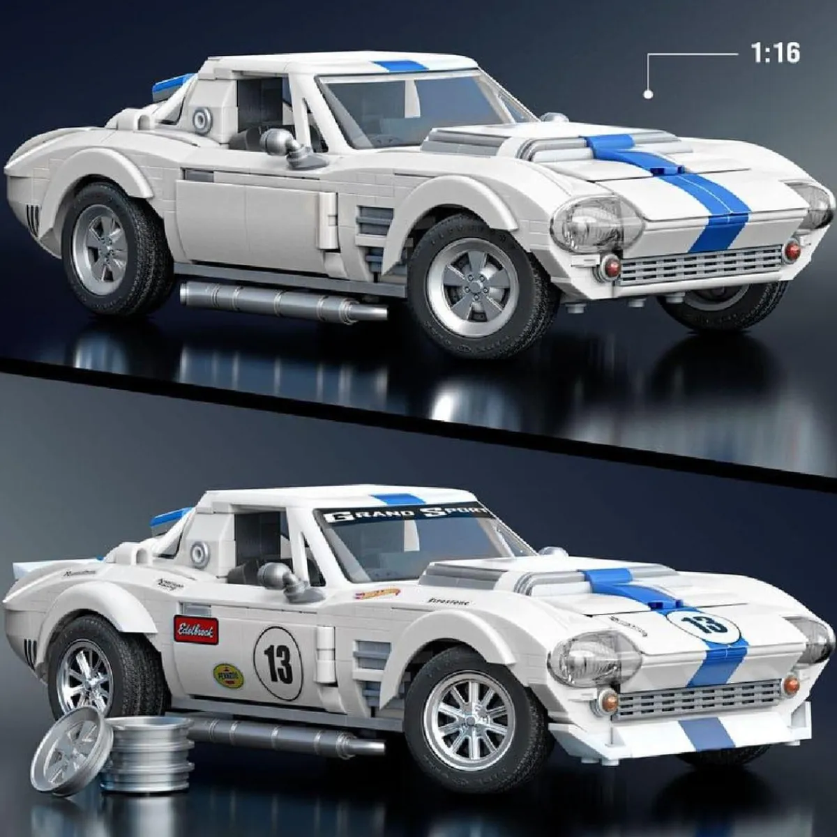 Clearance Hot Wheels - Vehículo Elite - Corvette Grand Sport Juguetes De Construcción
