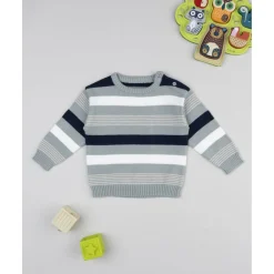 Jersey niño de punto a rayas*Prenatal Sale