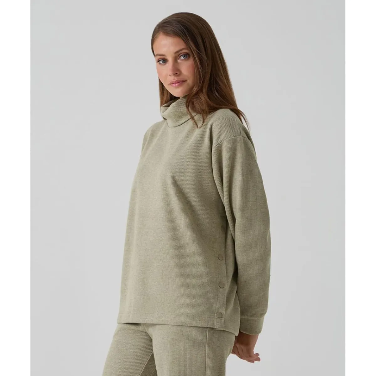 Jersey premamá verde “fake tricot”*Prenatal Discount