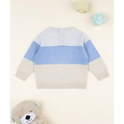 Jersey tricot niño azul/beige*Prenatal Hot