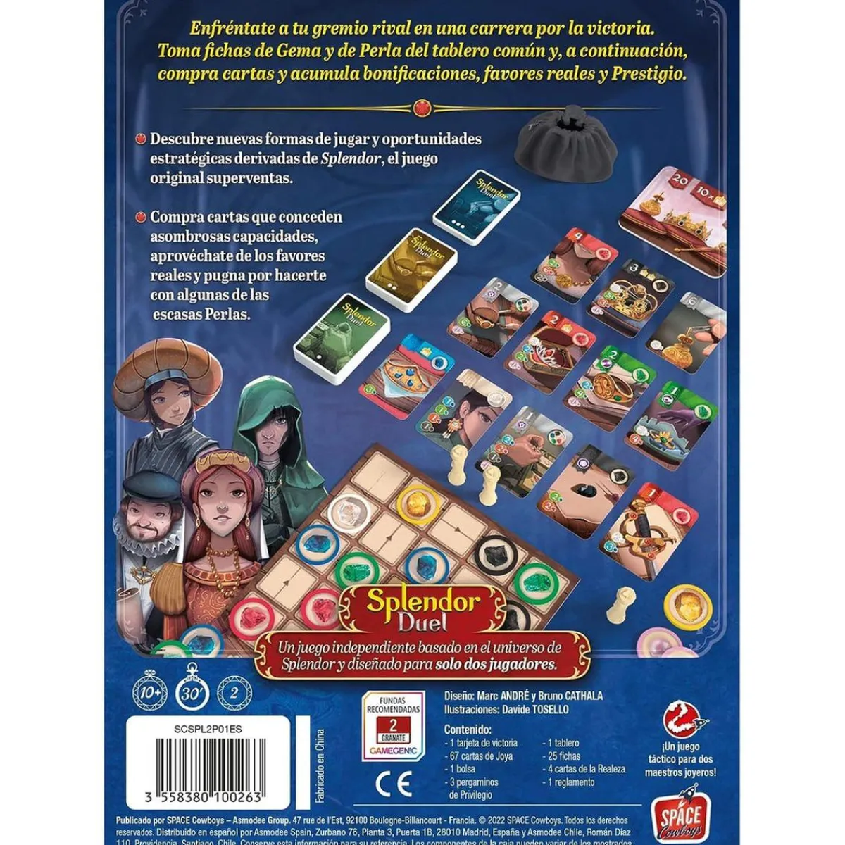 Juego de mesa Splendor Duel en español ㅤ*TRUDI