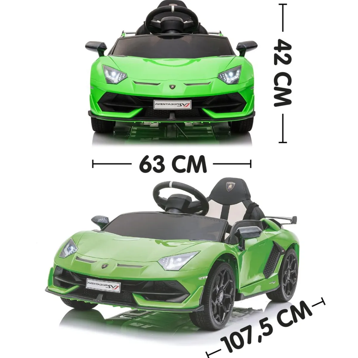 Clearance Lamborghini Aventador SVJ Roadster 12 V Vehículos De Batería O A Pedales