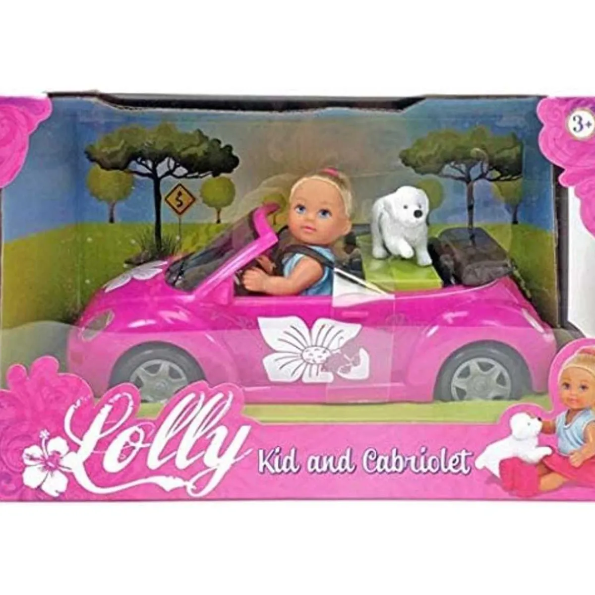 Hot - Kid vehículo estilo New Beetle Muñecas