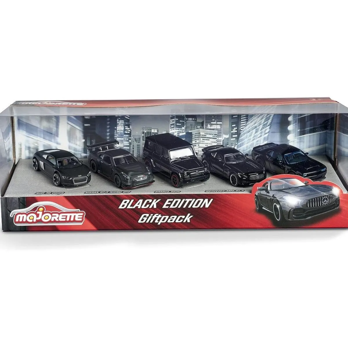 Discount Majorette - Set de 5 coches de juguete negros con ruedas giratorias ㅤ Vehículos Y Circuitos