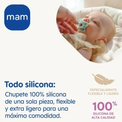 Outlet - Pack 2 chupetes Comfort Silicona 3-12 meses - Verde Biberones Y Chupetes·Chupetes
