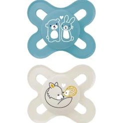 Outlet - Pack 2 chupetes Start silicona mate 0-2 meses azul Biberones Y Chupetes·Chupetes