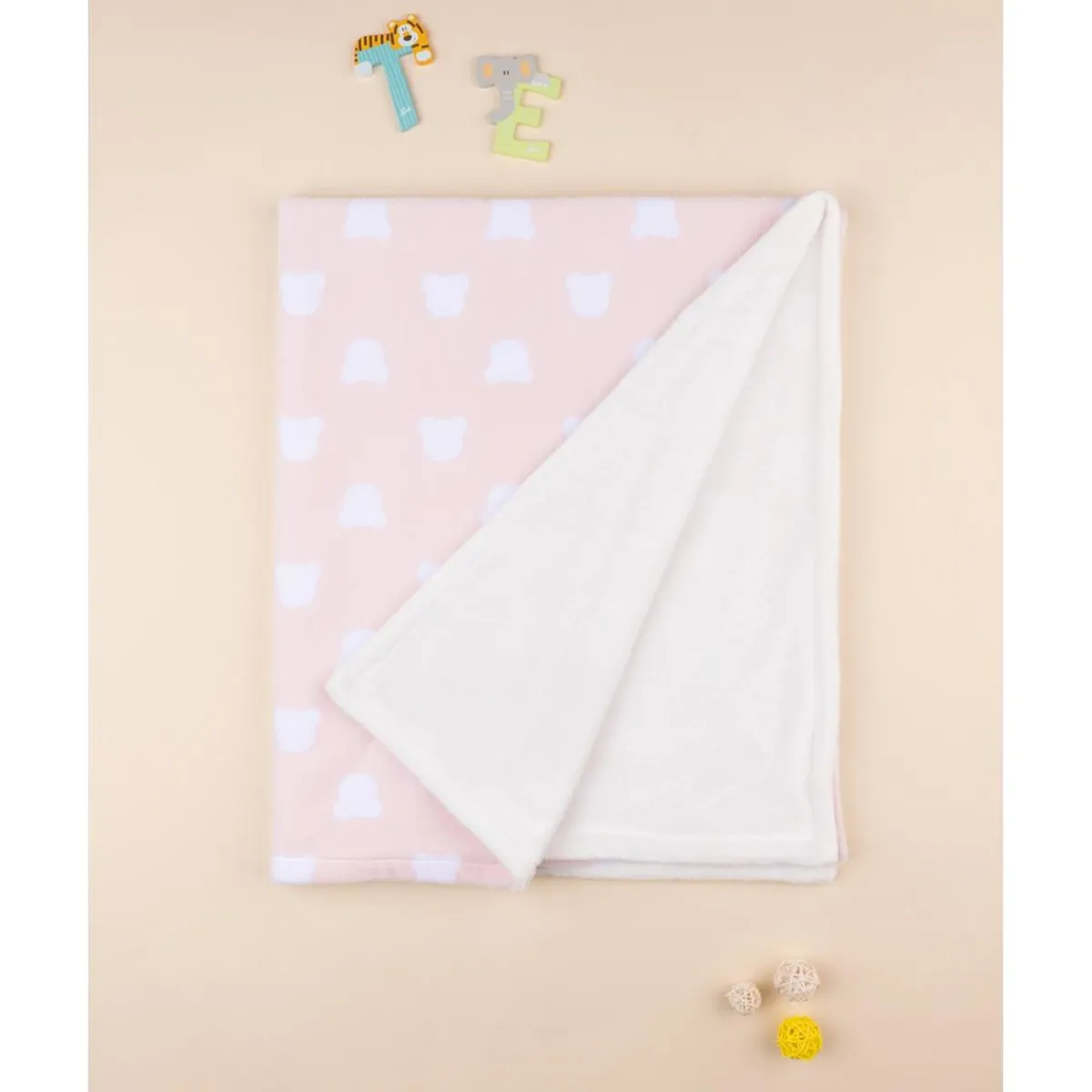 Manta de Cama de Forro Polar Niña Rosa*Prenatal Sale