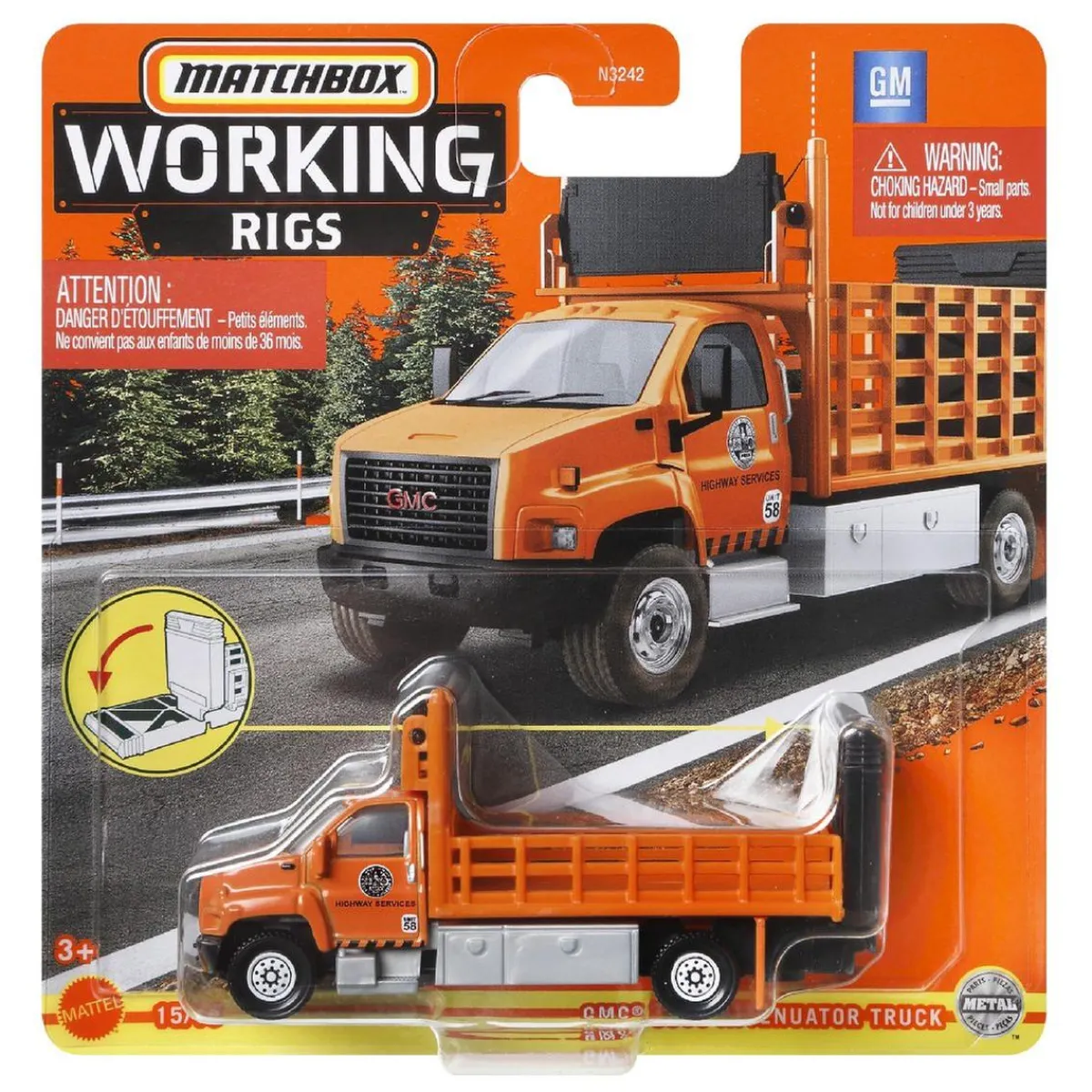 Matchbox - Camión de trabajo en la ciudad (varios modelos)*MATTEL