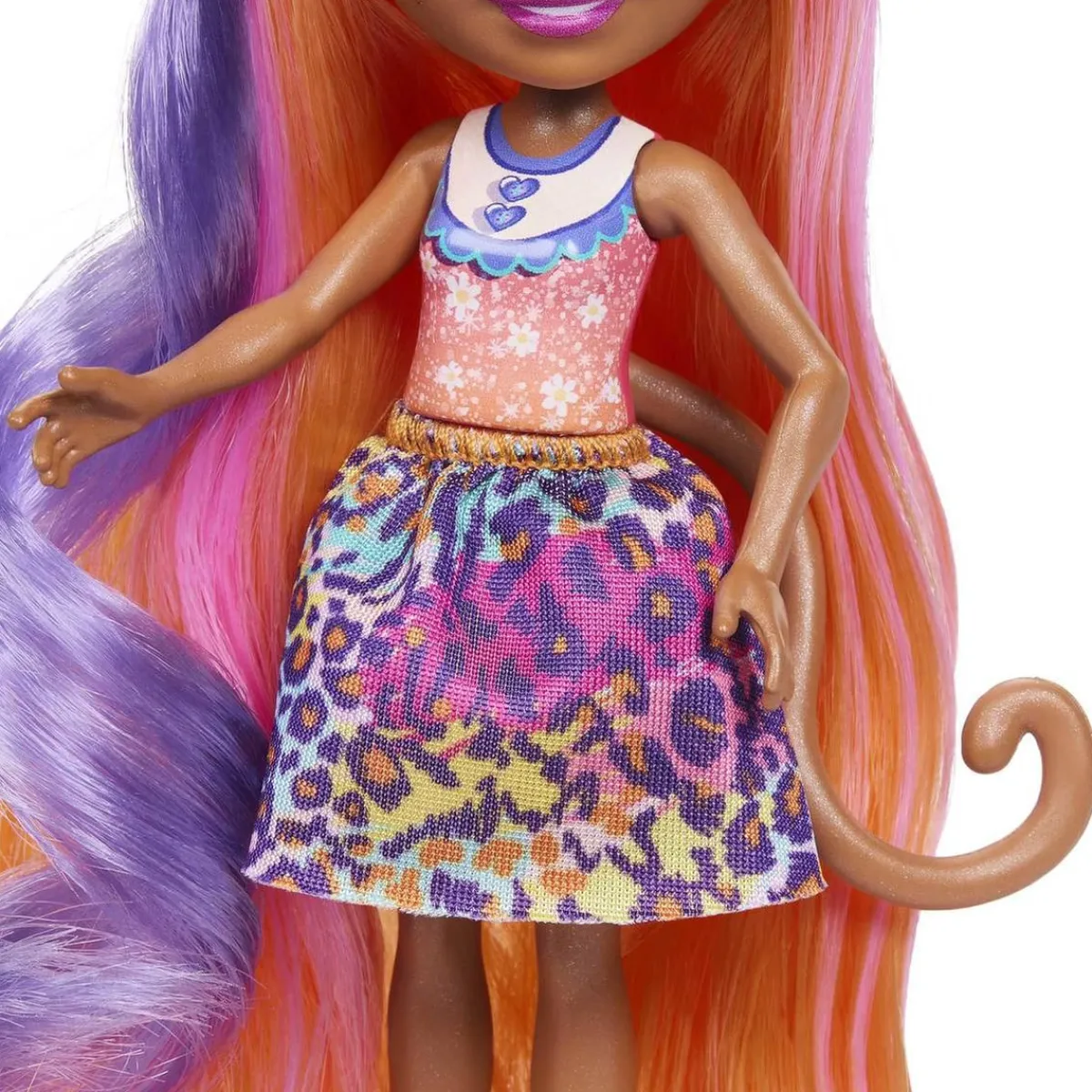 - Enchantimals - Muñeca guepardo Glam Party con accesorios para peinar y mascota ㅤ*MATTEL