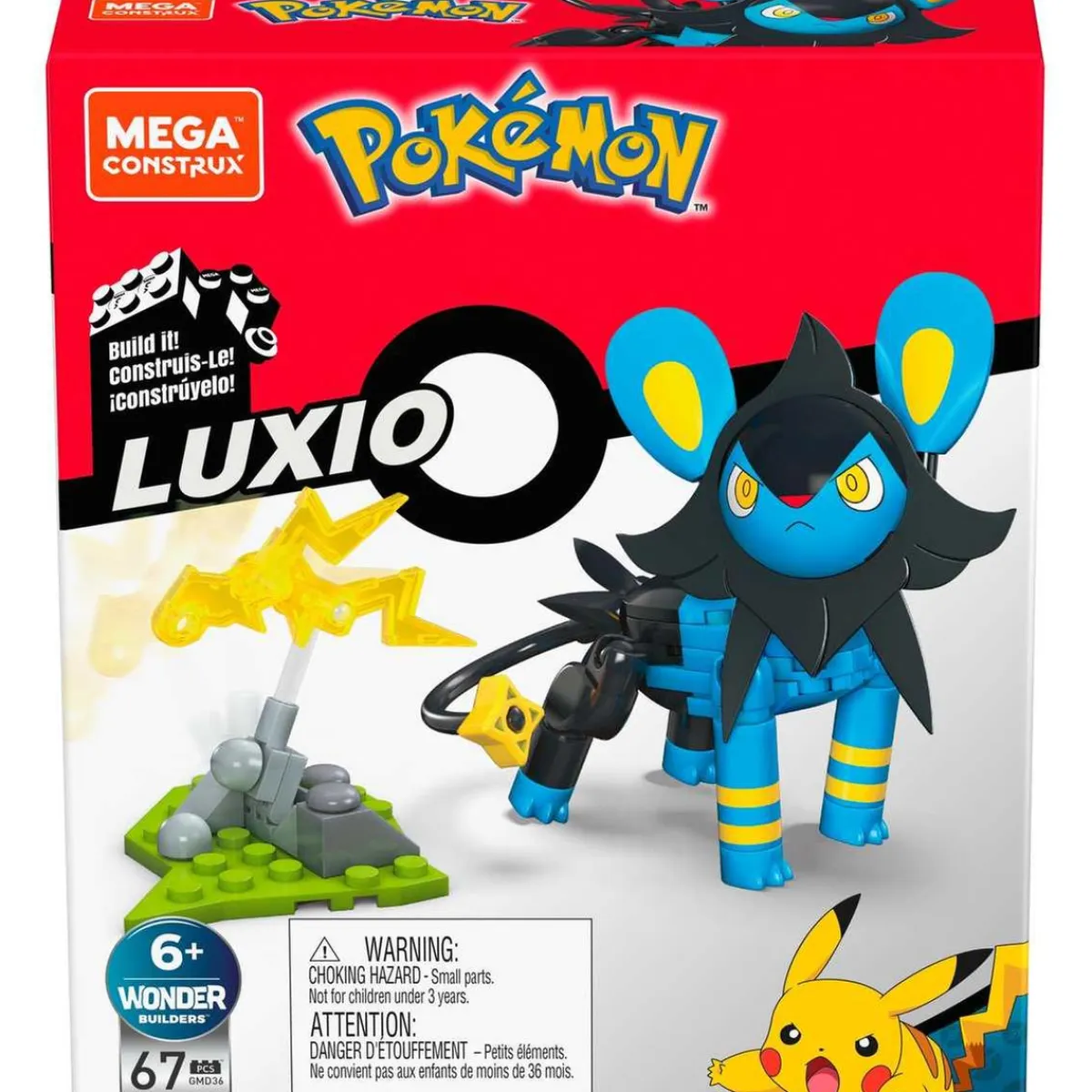 - Pokemon - Construcción Mega Pokemon: Set de adaptadores y figuras (Varios modelos) ㅤ*MATTEL