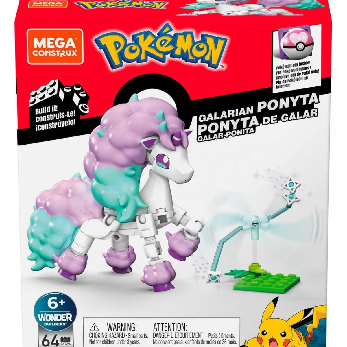 - Pokemon - Construcción Mega Pokemon: Set de adaptadores y figuras (Varios modelos) ㅤ*MATTEL