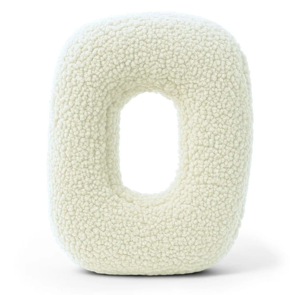 Online - Almohada Infantil con Forma de Letra “O” Color Crema “Bearly O” Descanso·Colchones Y Almohadas