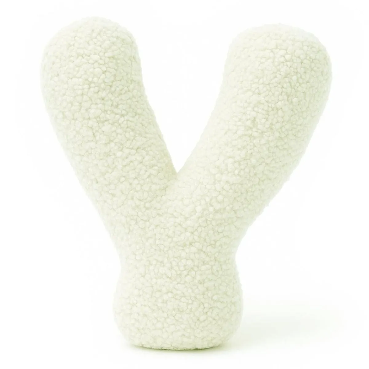 Online - Almohada Infantil con Forma de Letra “Y” Color Crema “Bearly Y” Descanso·Colchones Y Almohadas