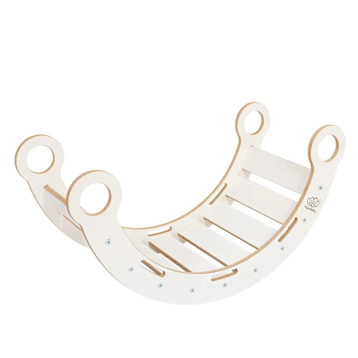 Sale - Mecedora Infantil Blanca con Cojín Rosa “Medium Dream Rocker White Wood” Entretenimiento·Hamacas Y Columpios