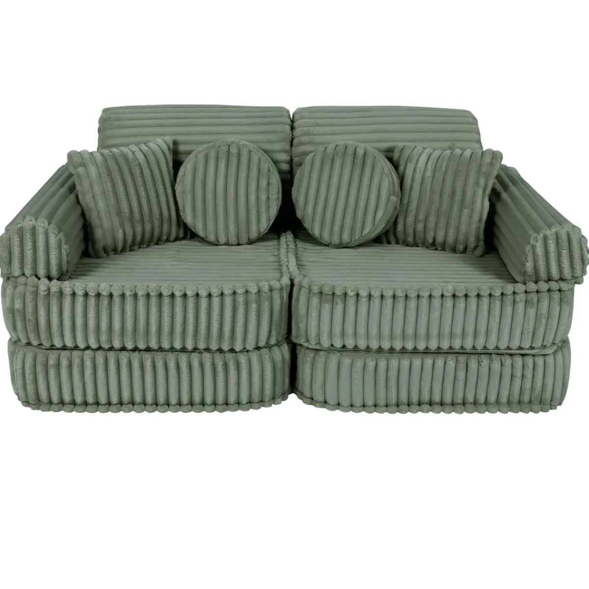 Discount - Sofá Infantil Churros Pocket Plus Color Verde Olive Sage Entretenimiento·Hamacas Y Columpios|Estilo De Vida