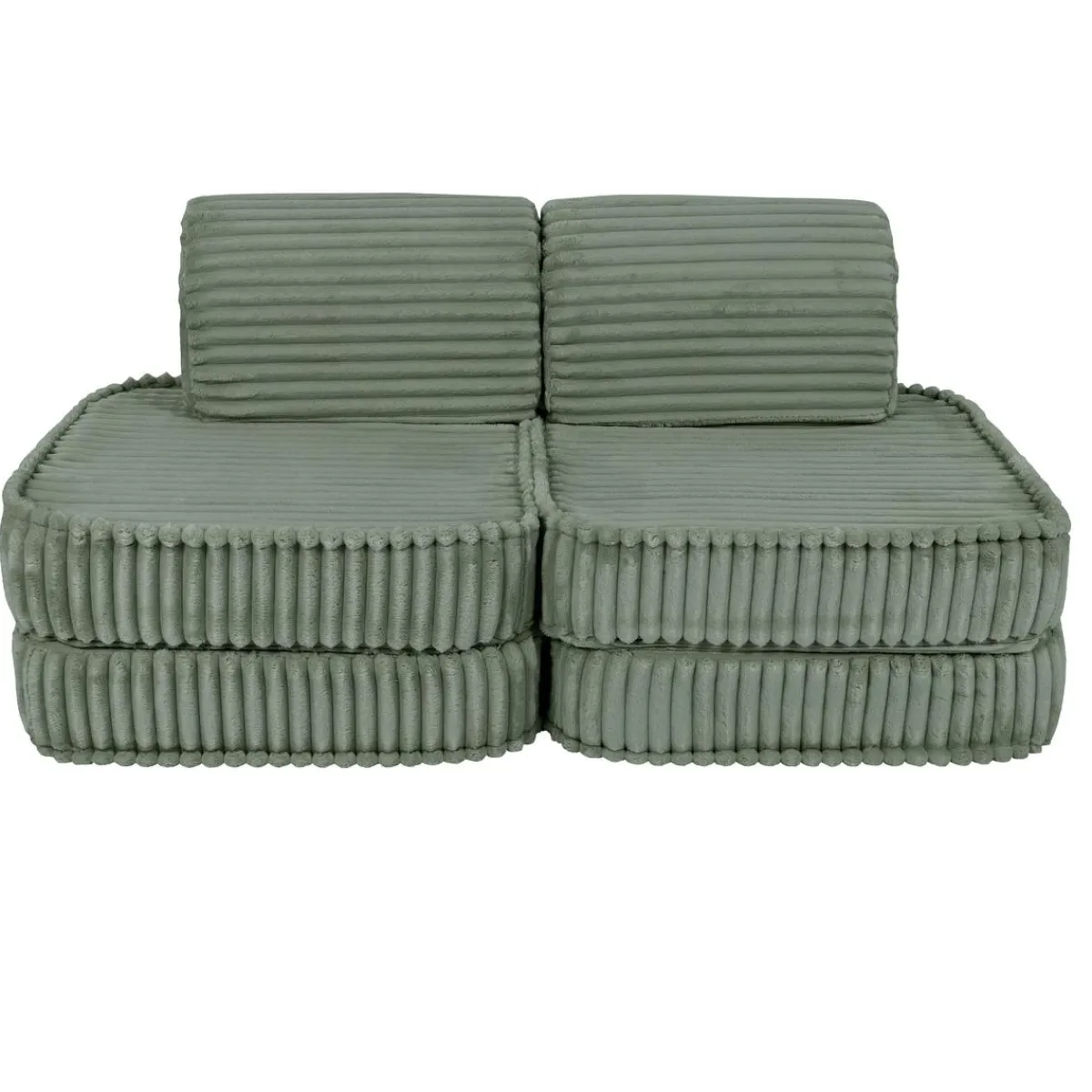 Online - Sofá Infantil Churros Pocket Plus Color Verde Oliva Entretenimiento·Hamacas Y Columpios|Estilo De Vida
