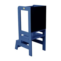 Hot - Torre de aprendizaje de Madera azul con pizarra Estilo De Vida
